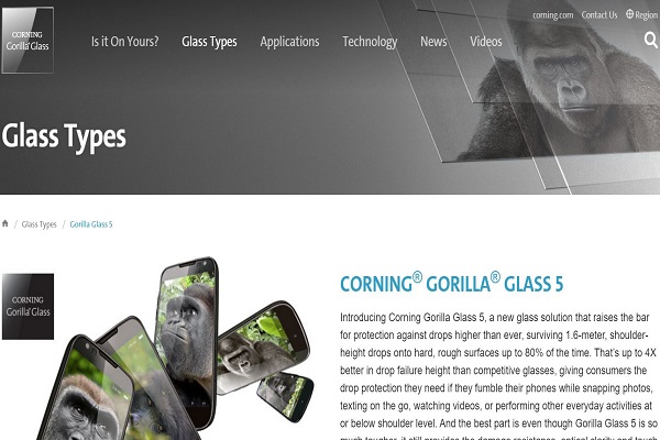 Gorilla Glass 5: La sfida di Corning continua